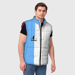 Мужской жилет Маляр красит фасад, цвет: 3D-красный — фото 2