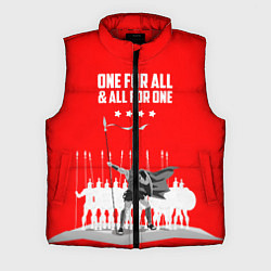 Мужской жилет One for all & all for one, цвет: 3D-красный