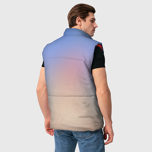Мужской жилет Жизнь в другом мире с нуля / 3D-Красный – фото 4