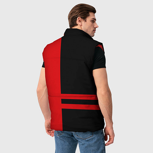 Мужской жилет Porsche: Red Sport / 3D-Красный – фото 4