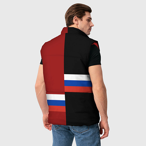 Мужской жилет Sakhalin, Russia / 3D-Красный – фото 4