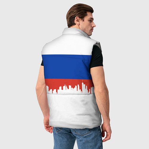 Мужской жилет Krasnodar, Russia / 3D-Светло-серый – фото 4