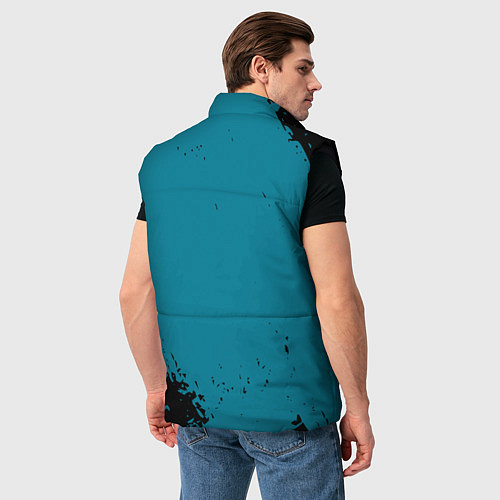 Мужской жилет Real madrid - grange style / 3D-Черный – фото 4