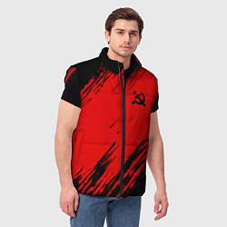 Мужской жилет USSR: Red Patriot, цвет: 3D-красный — фото 2