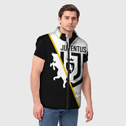 Мужской жилет FC Juventus: Football Point, цвет: 3D-черный — фото 2