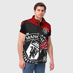 Мужской жилет FC Man United: Exclusive, цвет: 3D-красный — фото 2