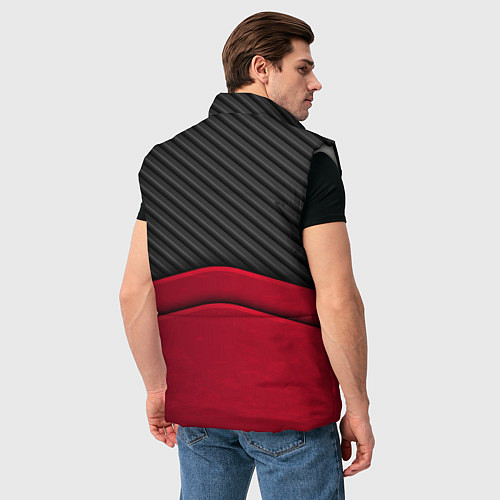 Мужской жилет Lexus: Red Carbon / 3D-Светло-серый – фото 4
