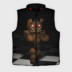 Мужской жилет Minecraft: Freddy FNAF, цвет: 3D-красный