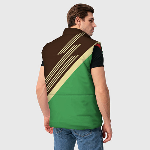 Мужской жилет Российский футбольный союз / 3D-Красный – фото 4