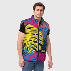 Мужской жилет Тропическая мода, цвет: 3D-светло-серый — фото 2