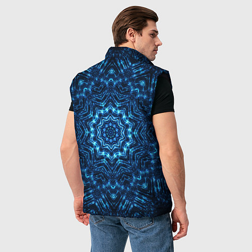 Мужской жилет Космическая мандала / 3D-Черный – фото 4