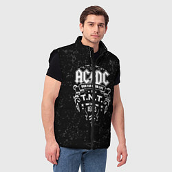 Мужской жилет AC/DC: Run For Your Life, цвет: 3D-черный — фото 2