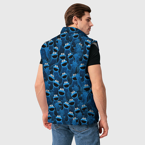 Мужской жилет Безумие коржика / 3D-Светло-серый – фото 4