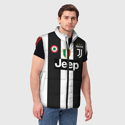 Мужской жилет FC Juventus 18-19, цвет: 3D-красный — фото 2