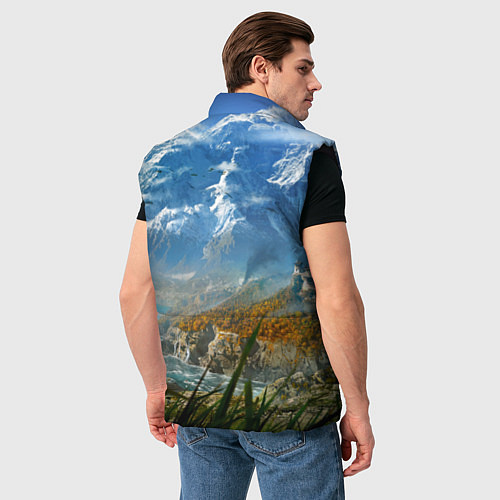 Мужской жилет Far Cry 4: Ice Mountains / 3D-Черный – фото 4