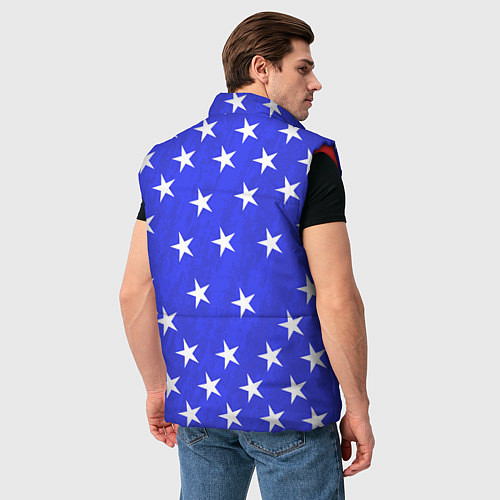 Мужской жилет Far Cry 5: Blue Cult Symbol / 3D-Красный – фото 4