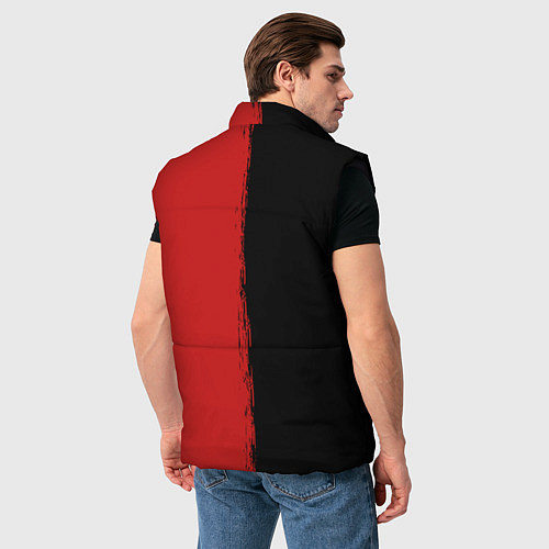 Мужской жилет RDD 2: Black & Red / 3D-Черный – фото 4