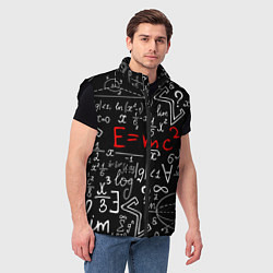 Мужской жилет Формулы физики, цвет: 3D-черный — фото 2