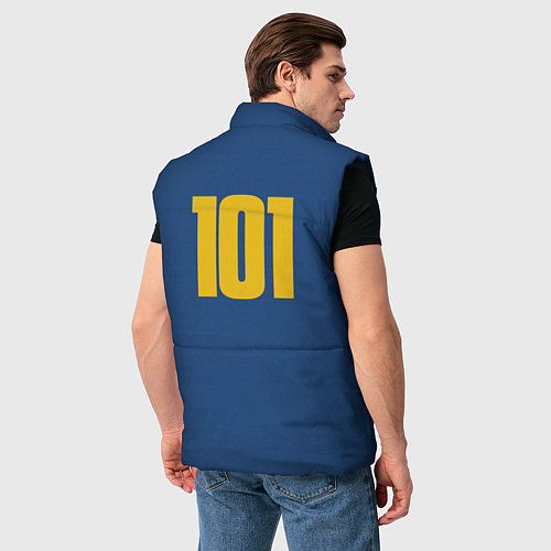 Мужской жилет Fallout: Vault 101 / 3D-Черный – фото 4