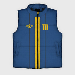 Мужской жилет Fallout: Vault 111, цвет: 3D-черный