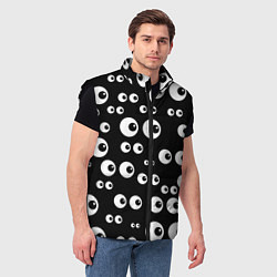 Мужской жилет Глазастый, цвет: 3D-черный — фото 2