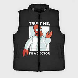 Мужской жилет Zoidberg: Trust Me, цвет: 3D-светло-серый