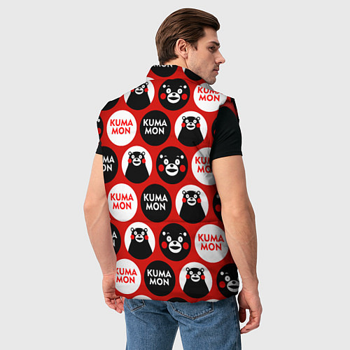 Мужской жилет Kumamon Pattern / 3D-Красный – фото 4