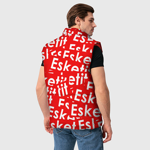 Мужской жилет Esketit Pattern / 3D-Красный – фото 4