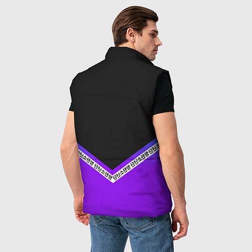 Мужской жилет BTS: Neon Symbol / 3D-Черный – фото 4