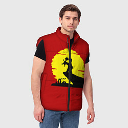 Мужской жилет Гомер и барт, цвет: 3D-красный — фото 2