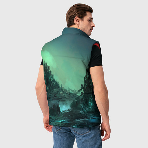 Мужской жилет SKYRIM / 3D-Красный – фото 4