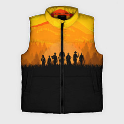 Мужской жилет Red Dead Redemption: Orange Sun, цвет: 3D-красный