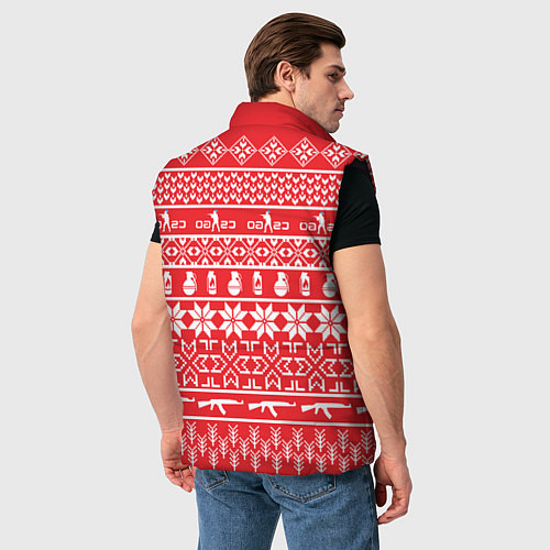 Мужской жилет CS:GO NY Pattern / 3D-Черный – фото 4
