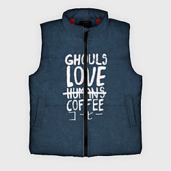 Мужской жилет Ghouls Love Coffee, цвет: 3D-красный