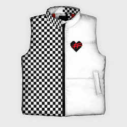 Мужской жилет ФРЕНДЗОНА: Шахматы, цвет: 3D-красный