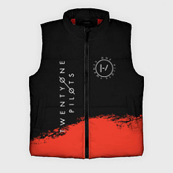 Мужской жилет 21 Pilots: Red & Black, цвет: 3D-красный