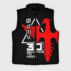 Мужской жилет 30 Seconds to Mars, цвет: 3D-черный