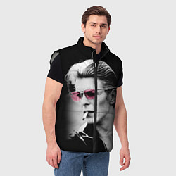 Мужской жилет Дэвид Боуи, цвет: 3D-светло-серый — фото 2