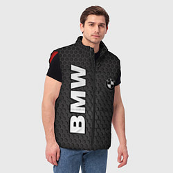 Мужской жилет BMW, цвет: 3D-красный — фото 2