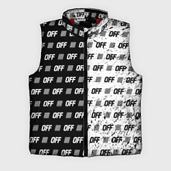 Мужской жилет Off-White: Black & White, цвет: 3D-красный