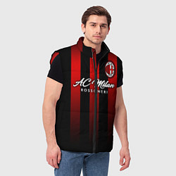 Мужской жилет AC Milan, цвет: 3D-красный — фото 2