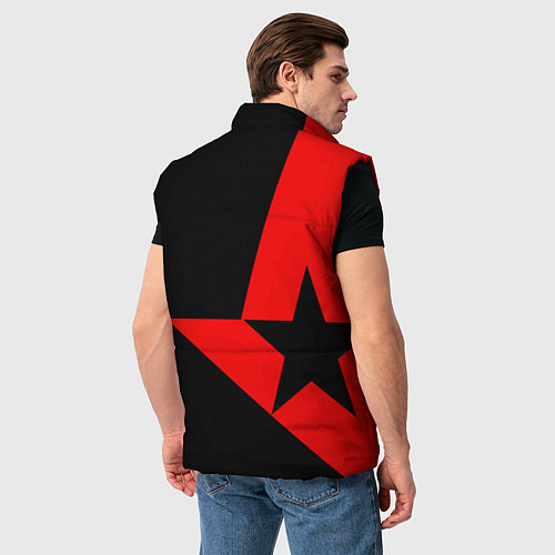 Мужской жилет Astralis: Cybergaming / 3D-Черный – фото 4