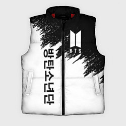 Мужской жилет BTS: White & Black, цвет: 3D-красный