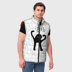 Мужской жилет ЪУЪ СЪУКА, цвет: 3D-красный — фото 2