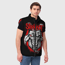 Мужской жилет Slipknot: Devil Goat, цвет: 3D-красный — фото 2