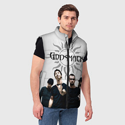 Мужской жилет Godsmack, цвет: 3D-черный — фото 2