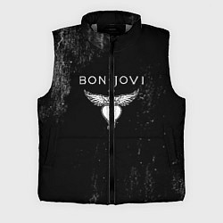 Мужской жилет Bon Jovi, цвет: 3D-светло-серый
