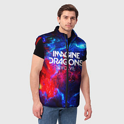 Мужской жилет IMAGINE DRAGONS, цвет: 3D-красный — фото 2