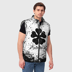 Мужской жилет ЧЁРНЫЙ КЛЕВЕР, цвет: 3D-светло-серый — фото 2