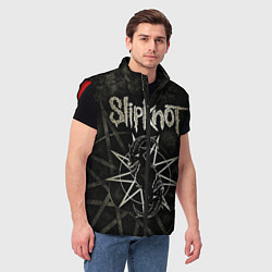 Мужской жилет Slipknot goat, цвет: 3D-красный — фото 2